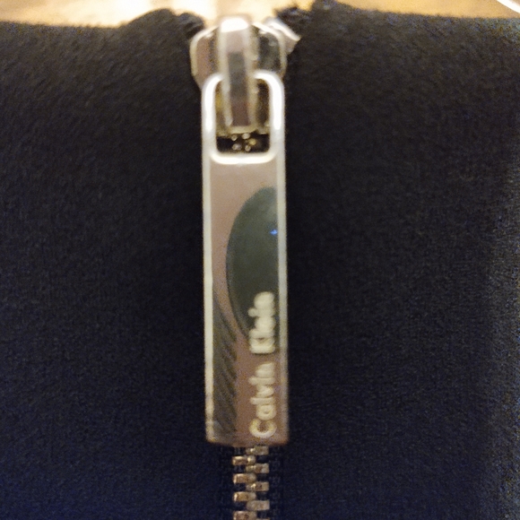 🟩⬛⬜Striped Calvin Klein Dress⬜⬛🟩 - Picture 7 of 8